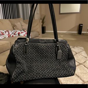 Black coach purse